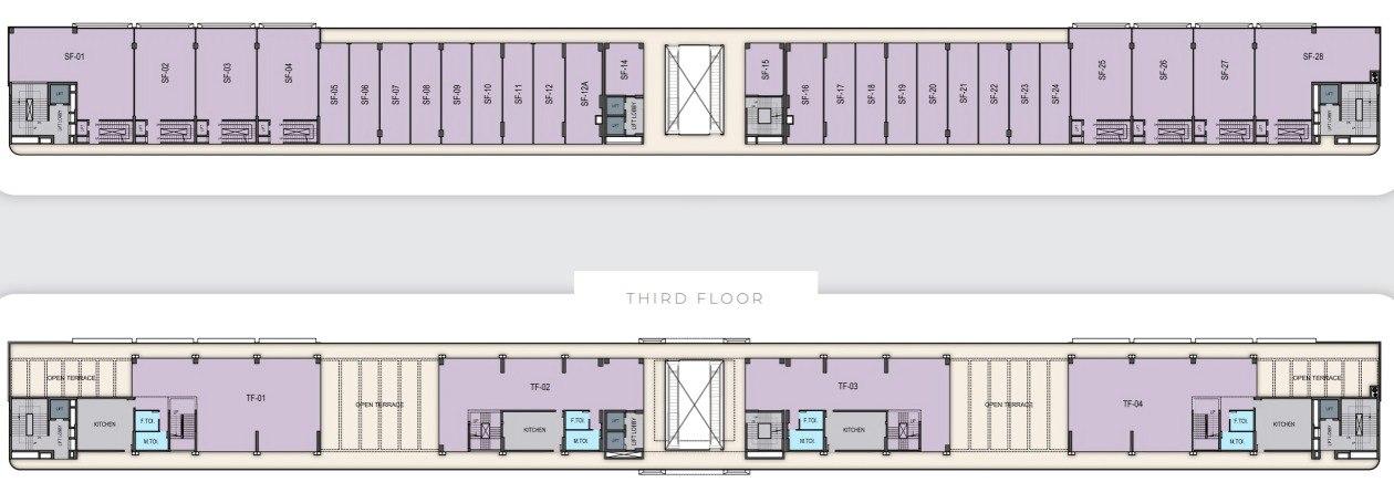 Second and Third Floor Plan