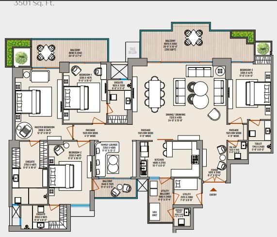 2570sq.ft