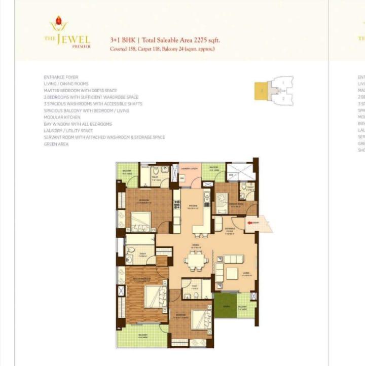 3 BHK+