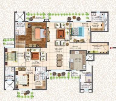 4 BHK+Utility