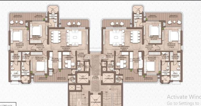 3 BHK(1975)sq.ft